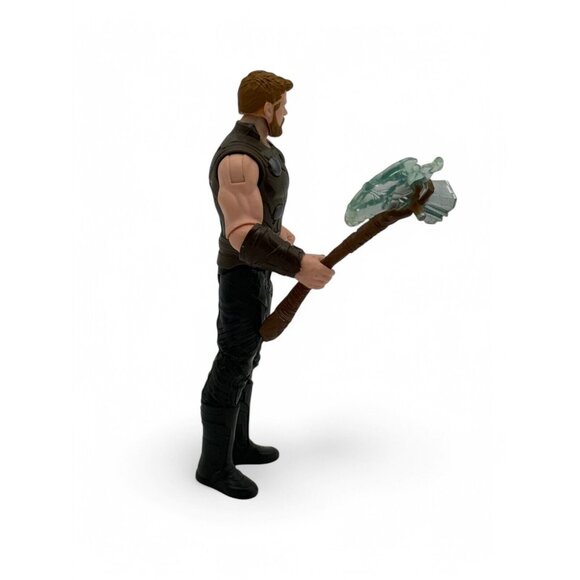 Marvel Avengers Infinity War Thor Action Figure W/ Stormbreaker Hasbro Loose MCU - Picture 4 of 8